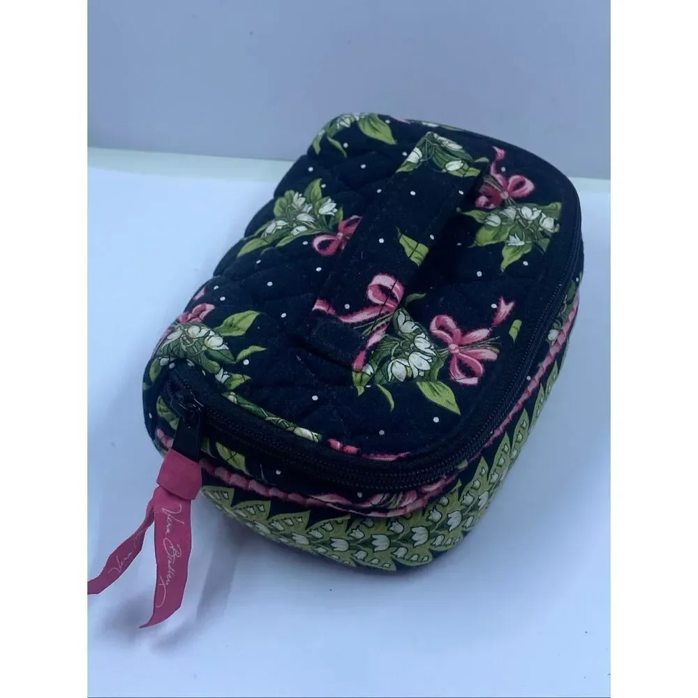 Vera Bradley New Hope Jewelry Case Travel Organizer Retired Pink Ribbon Vintage